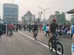 Suasana Minggu Pagi di Alun-Alun Sidoarjo